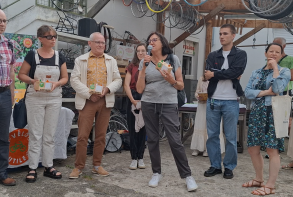 La mairie (qui termine première de sa catégorie avec 1 945 km), L'ANSES, Labocéa, les Fourmis vertes, le Crédit Agricole.