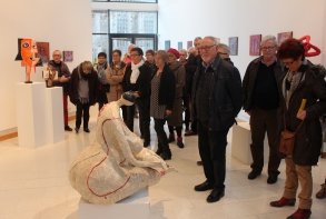 Mars : vernissage exposition de sculptures