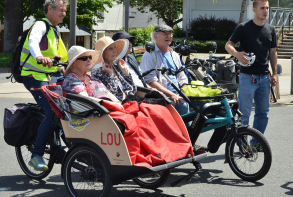 Une balade à vélo accompagnée des Vagabonheurs et de l'association Vélo Utile.