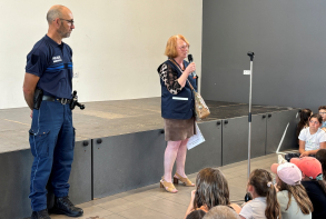 Intervention de Catherine Courcelles, Prévention Maif, partenaire de l'opération.