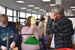 Atelier masques avec Rémy Courgeon