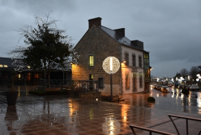 Les illuminations ont egayé le centre-ville de Ploufragan pour les fêtes de fin d'année