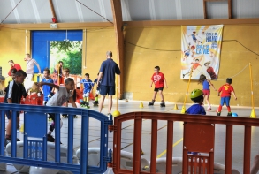 Démonstration de rink-hockey avec le S.P.R.S.