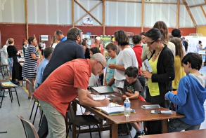 Le stand du Centre culturel