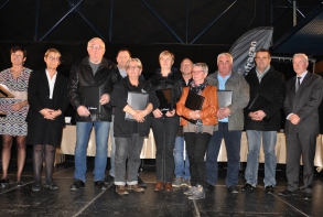 Six bénévoles récompensés