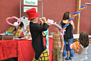 Animation maquillage et ballons