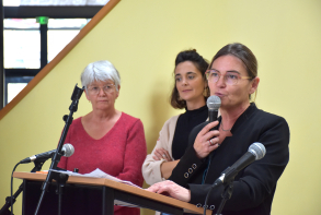 Céline Pestel adjointe au maire a lancé la Semaine Bleue