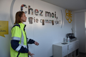 Visite du centre de tri Kerval 10 juillet