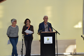 De gauche à droite : Pascale Tanguy, Anne-Laure le Bienaimé et Bruno Beuzit