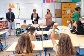 Actualité : le maire visite l'école des Villes Moisan élémentaire pour la rentrée 03 09 2026 2