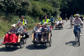 Journée citoyenne 2026 : les Vagabonheurs participaient à la balade à vélo.