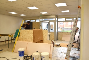 Local jeunes des Villes Moisan en travaux