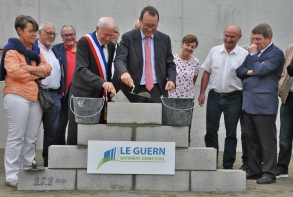 Diaporama Première pierre salle Grimolet septembre 2018 8