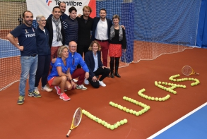 Diaporama : photo de couverture inauguration tennis - octobre 2019