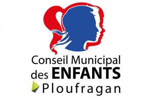 Logo Conseil municipal des enfants cadre blanc