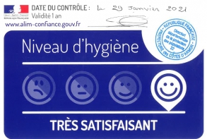 Actualité : niveau de confiance hygiène restaurant scolaire janvier 2021