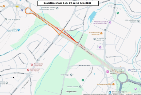 Travaux échangeur Villes Moisan 2026 déviation phase 1 du 9 au 17 juin