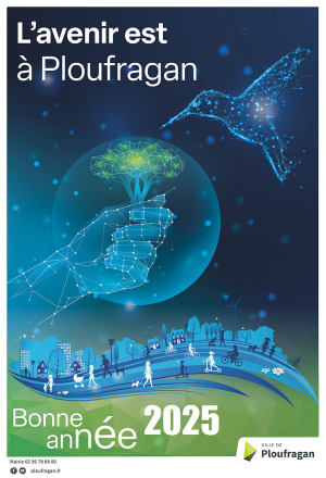 Affiche voeux Ploufragan 2025