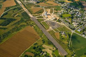 Vue aérienne du quartier des Plaines Villes à Ploufragan