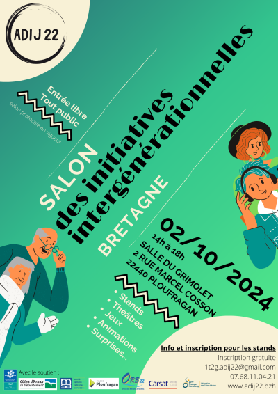Agenda affiche salon desinitiatives intergenerationnelles 2024