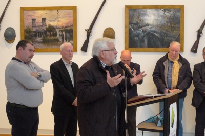Actualité vernissage Jean Rigollot présente l' exposition guerre 14 18 novembre 2018