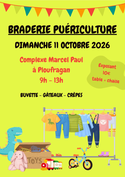 Agenda affiche braderie ape Villes Moisan 11 oct 26