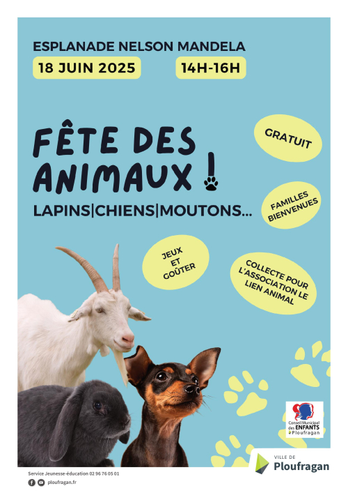 Agenda affiche fête des animaux cme 18 juin 25
