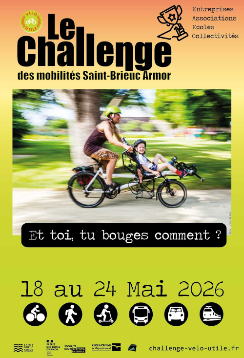 Agenda affiche le challenge des mobilités mai 2026