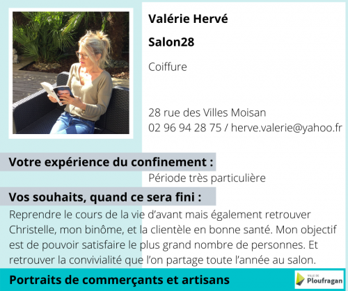 Actualité : portraits de commerçants Salon 28 mai 2020