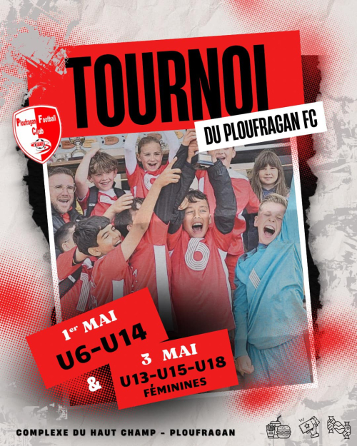 Agenda tournoi pfc du 1er mai et 3 mai