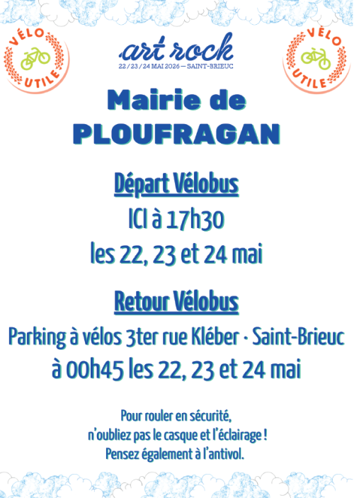 Agenda velo utile art rock mai 2026