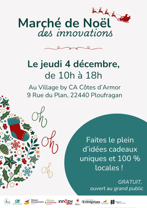 Agenda affiche marche de noel du credit agricole 4 déc 25