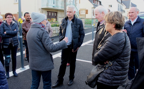 Actualité. Visite de la rue de Champ de Pie. Mars 2019