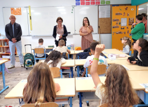 Actualité : le maire visite l'école des Villes Moisan élémentaire pour la rentrée 03 09 2026 2