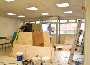 Local jeunes des Villes Moisan en travaux