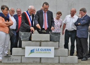 Diaporama Première pierre salle Grimolet septembre 2018 8