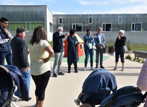 Actualité : les élus en visite dans le quartier de St-Hervé mai 2022