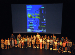 Couv diaporama : festival ciné story du Pollen 26 juin 2024 photo de groupe