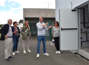 Actualité : présentation chaudière biomasse école Louise Michel 02 09 2025