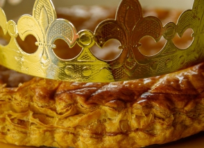 Photo galette des rois libre de droits