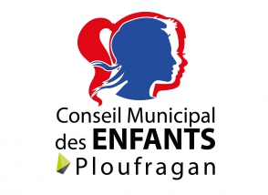 Logo Conseil municipal des enfants cadre blanc