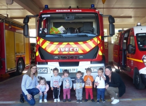 Actualités visite pompiers Octobre 2018