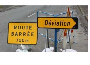 panneaux travaux