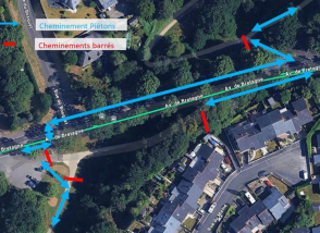 Actualité travaux passage sous l'avenue de Bretagne 07/07 au 01/08/25