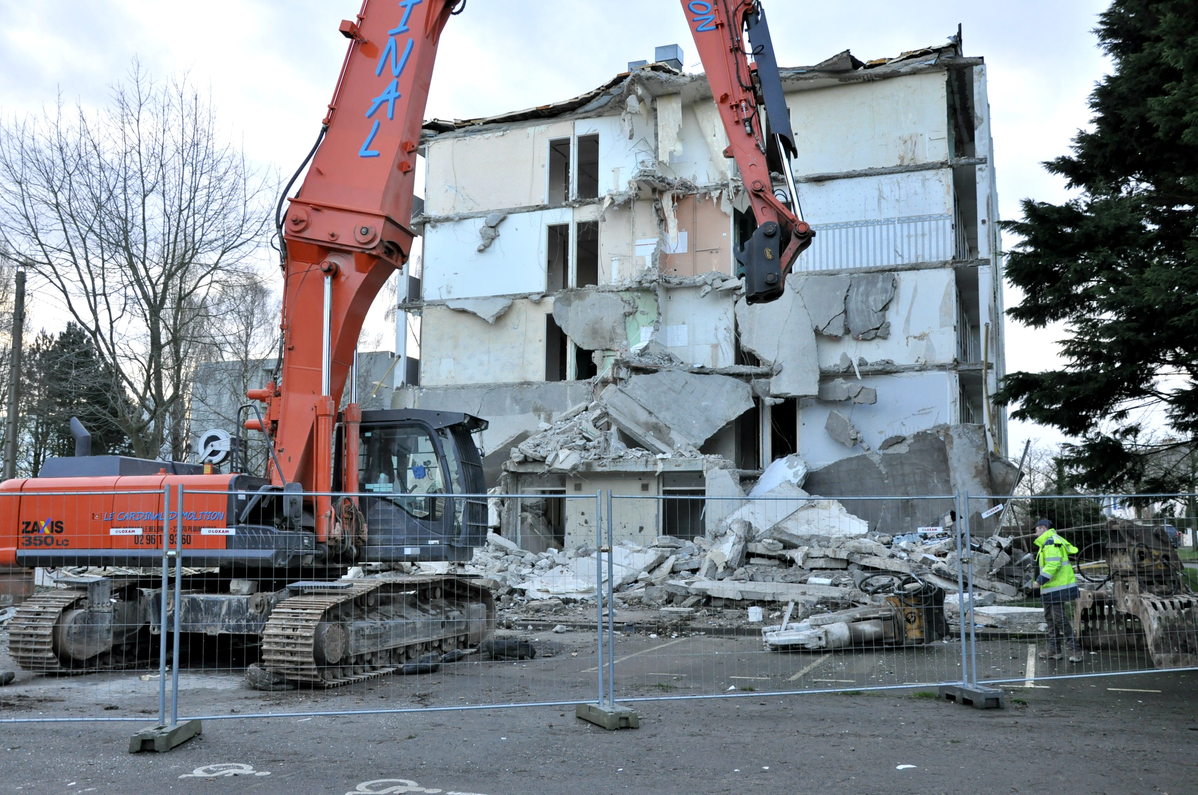 Actualité urbanisme démolitions bâtiments février 2018 Bâtiments G et H Iroise