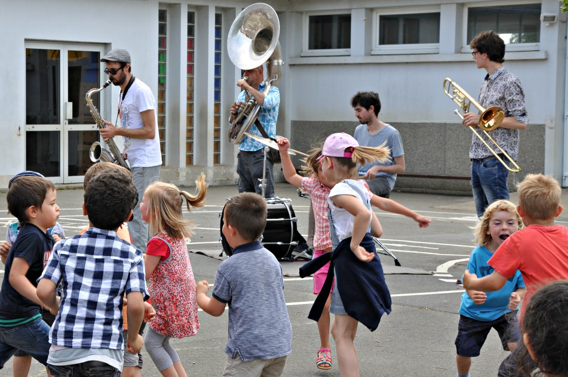 Actualité fête de la musique école Anne Frank fanfare Moonbeans juin 2017