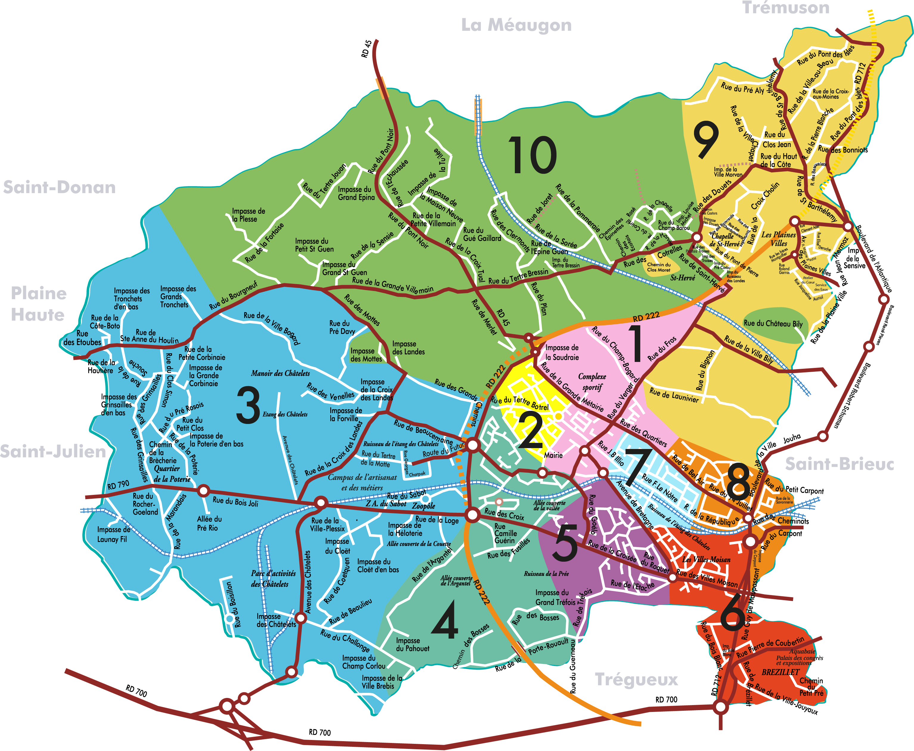 Plan Ploufragan bureaux de vote découpage électoral 2026